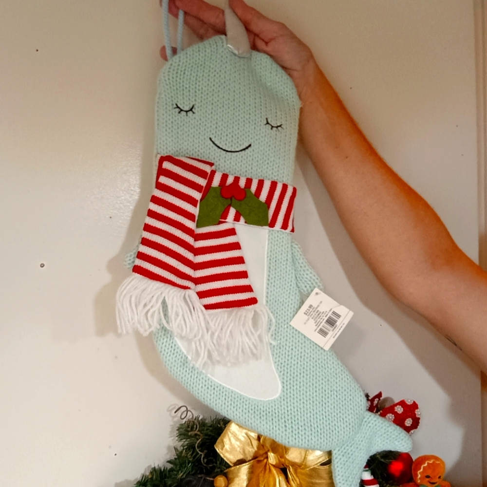 New Knitted Narwhal Stocking 🧦